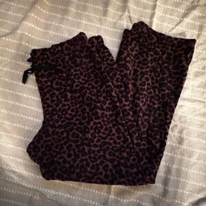 Leopard Print Women's Pants nwot size large